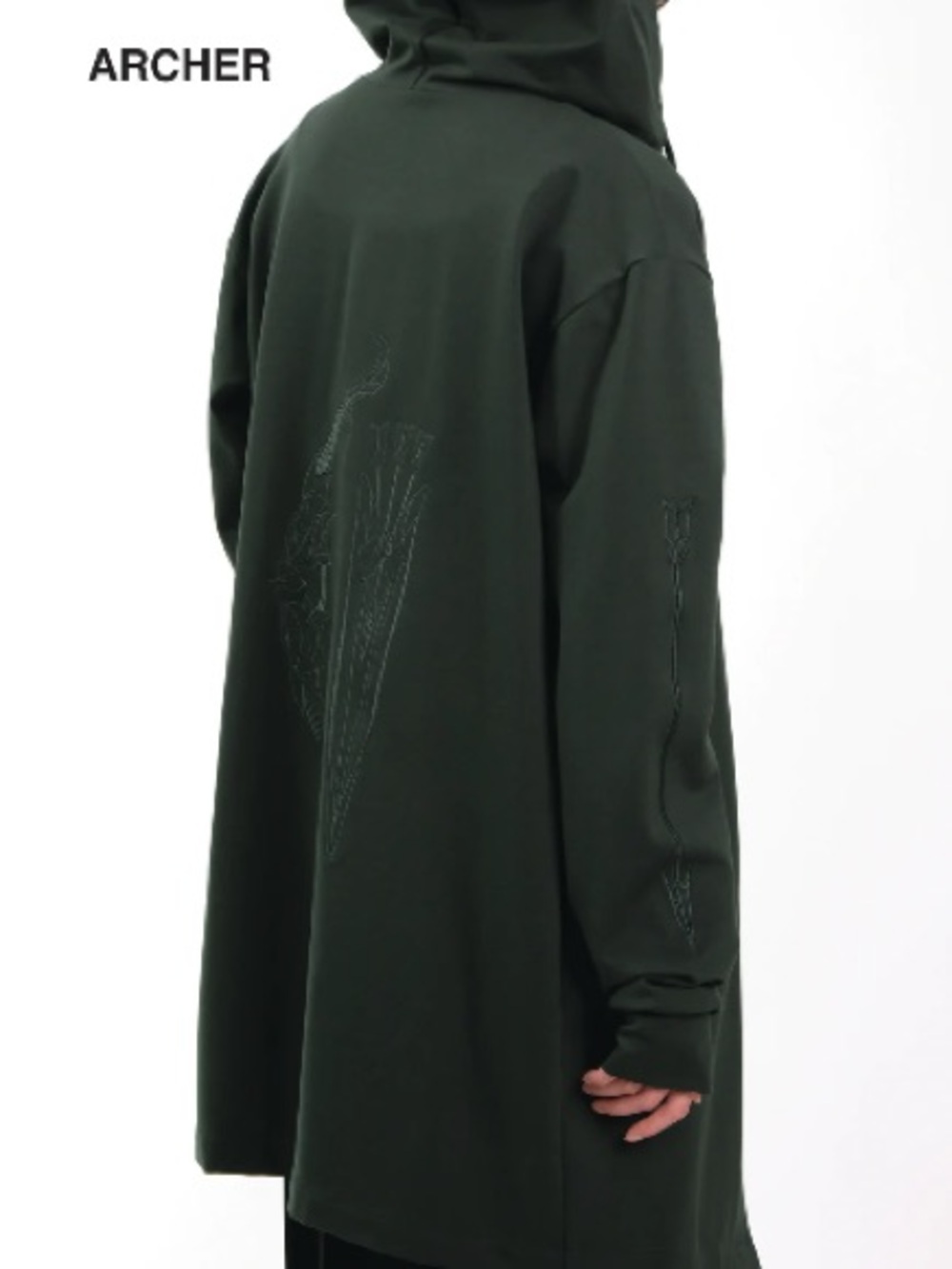 Torokami ARCHER RPG CARDIGAN Gamer Apparel Size Large RARE Punk Gothic